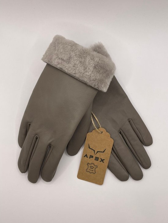 Apex Gloves - Dames en Heren Leren Handschoenen - Hoge kwaliteit %100  Schapenleer -... | bol.