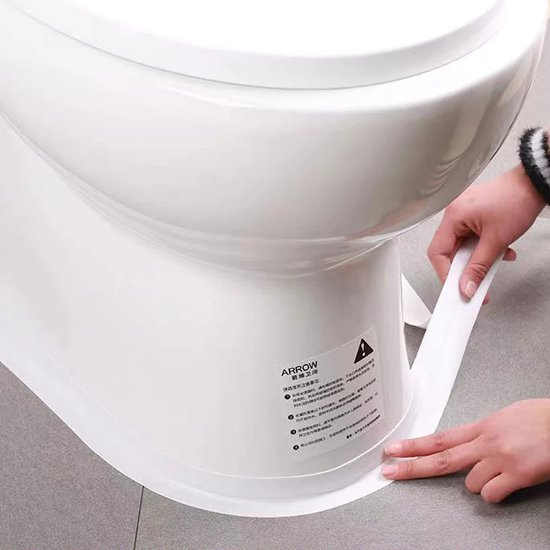 Ruban d'étanchéité en PVC auto-adhésif pour bain et toilettes résistant à