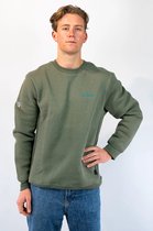 Patagonia Fitz Roy Icon Uprisal Crew casual sweater heren groen