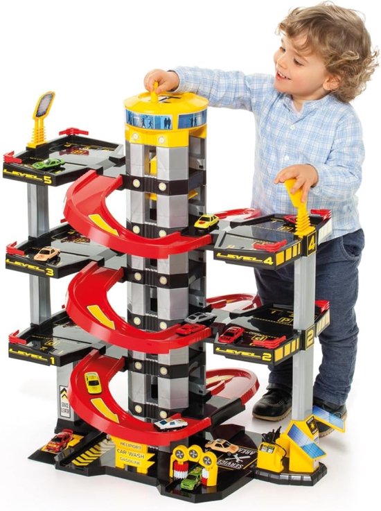 speelgoed de garage de voiture - Garage de 6 étages avec ascenseur - voiture  speelgoed | bol