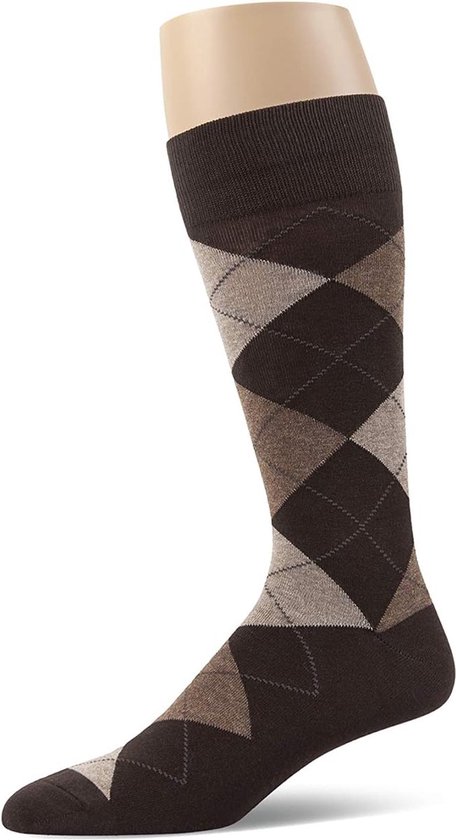 Wollen sokken-2 paar-warme sokken-wintersokken-thermosokken-huissokken-bruin & blauw -maat 43-46