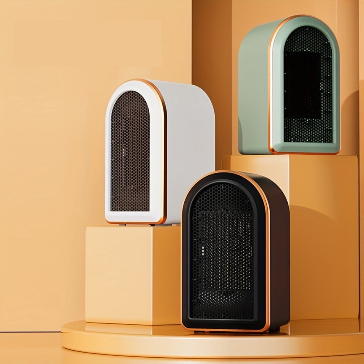 Livano Elektrische Kachel - Haard - Heater - Mini Kachel - Luchtkachel - Zwart – foto 3