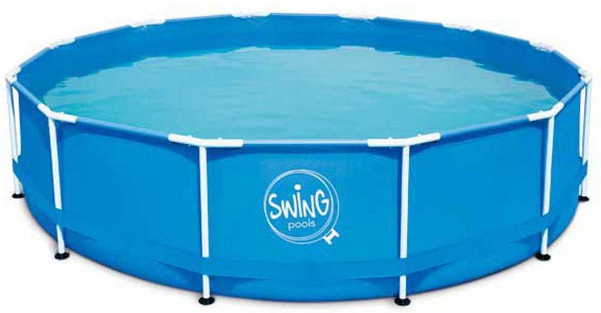 swing pools Pop-up Zwembad met Metalen Frame,3.66 x 0.84 m