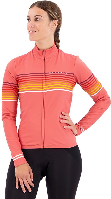 Castelli Ottanta Jersey Met Lange Mouwen Oranje S Vrouw