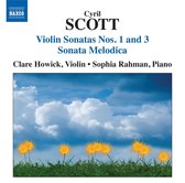 Clare Howick & Sophia Rahman - Scott: Violin Sonatas Nos. 1 And 3/Sonata Melodica (CD)