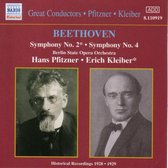 Berlin State Opera Orchestra, Hans Pfitzner - Beethoven: Symphonies Nos. 2 & 4 (CD)