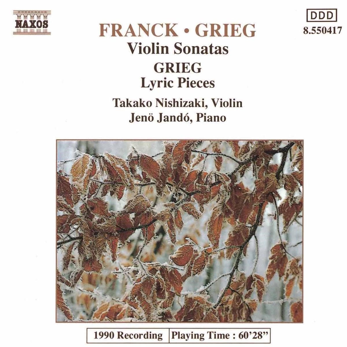 Takako Nishizaki & Jeno Jandó - Franck: Violin Sonatas (CD)