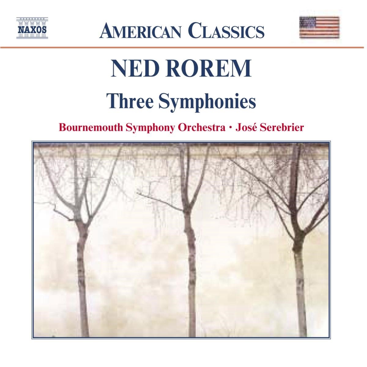 Bournemouth Symphony Orchestra, José Serebrier - Rorem: Three Symphonies (CD)