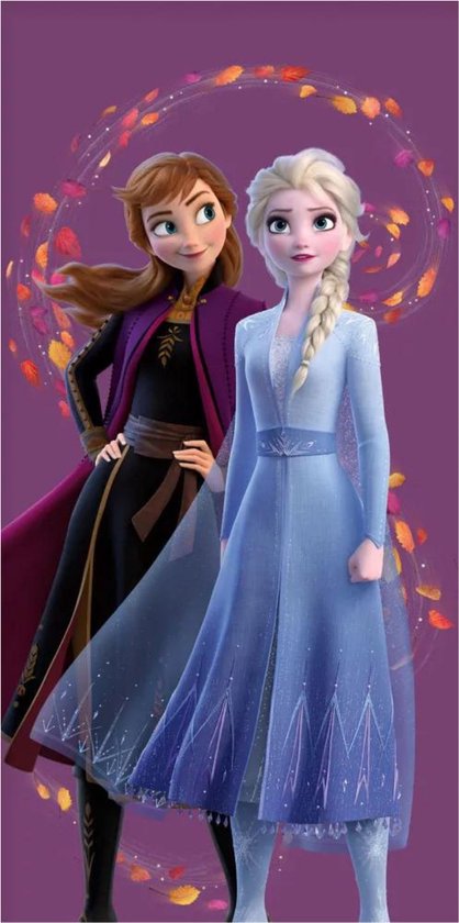 Disney Frozen Handdoek - 70x140cm - Bad Handdoek - Zwemles Handdoek - Cadeau Meisje 5 Jaar - Cadeau Meisje 3 Jaar - Verjaardagscadeau Meisje - Cadeau Kind