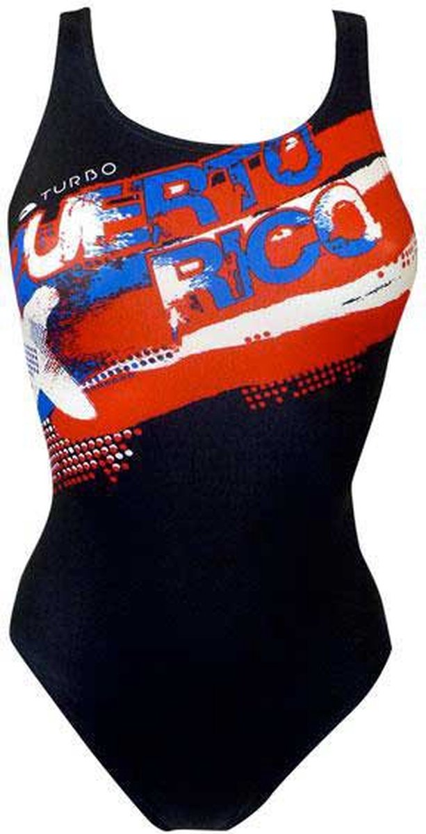Turbo Puerto Rico Zwemkleding Zwart 3XL Vrouw Black