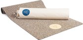 Yoga mat made from 100% natural cork and recycled trainers, vegan yoga mat with high traction and ideal weight of only 1.5 kg, for the sake of the environment