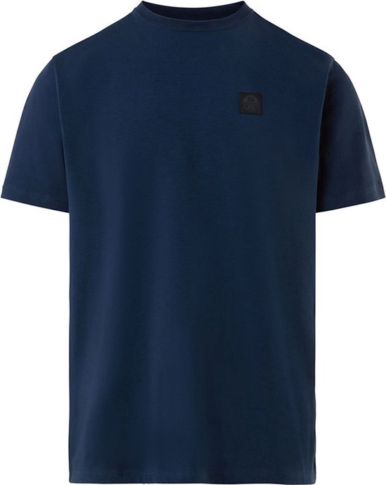 North Sails Logo 692914 T-shirt Met Korte Mouwen Blauw XL Man