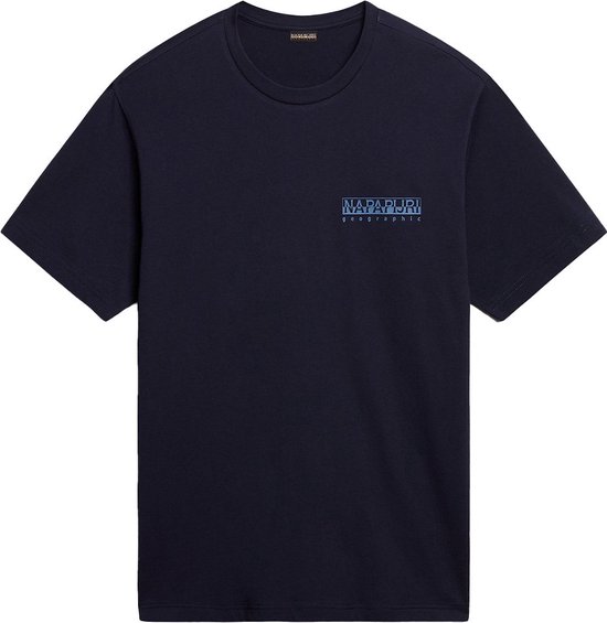 Napapijri S-hill 1 Korte Mouwen Ronde Hals T-shirt Blauw,Zwart M Man