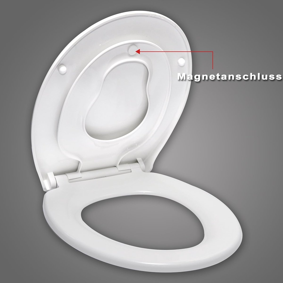 Goedkoopste closing mechanism I High quality - toiletdeksel met snelsluiting voor eenvoudige reiniging, Duroplast wc-deksel