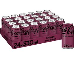 Coca Cola Zero Sugar Cherry 24 blikjes x 33 cl