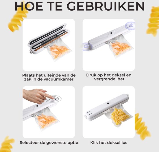 Vacuüm Sealer Machine, automatische Voedsel Sealer... – Grandado