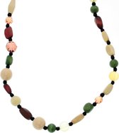 Behave - Long collier de perles aux tons naturels