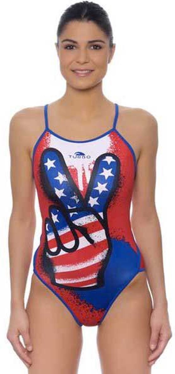 Turbo Victory Zwemkleding Veelkleurig M Vrouw Red / Royal