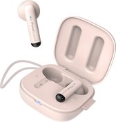 PowerLocus PLX1 - Écouteurs Bluetooth - Écouteurs sans fil - USB-C - Capteur tactile - Convient pour IOS & Android - Rose
