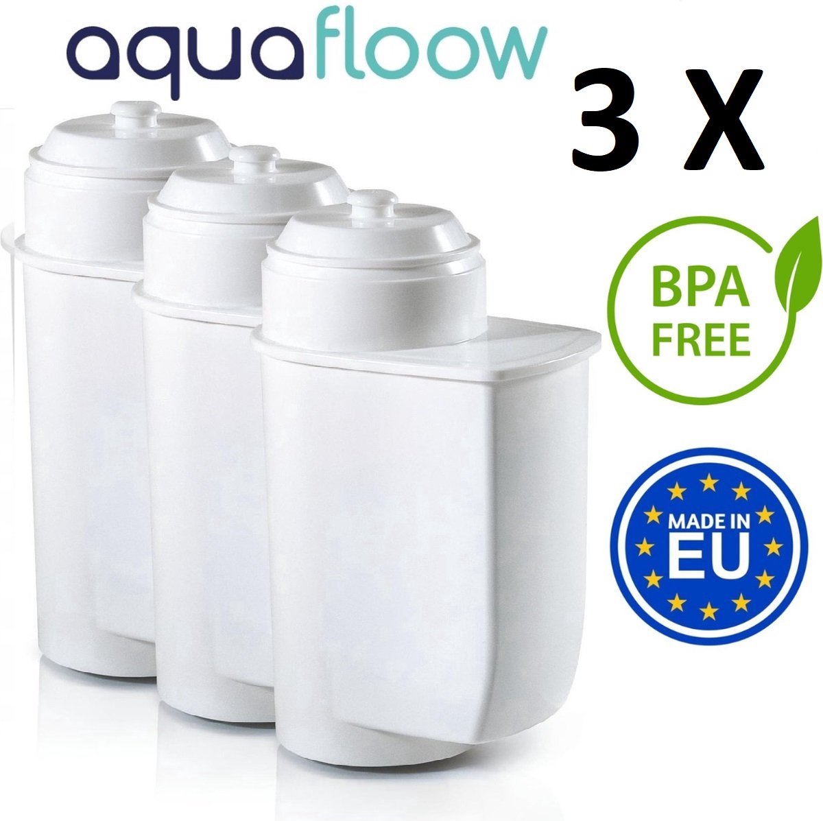 3 X WATERFILTER VOOR koffiemachine 00575491, 575491, 467873, TCZ7003; : 00575491, 575491, 467873, TZ700D3; Waterfilter voor - 00575491 / 575491 / 467873 / TZ700D3 / TCZ7003 AQUAFLOOW INTENSIEVE