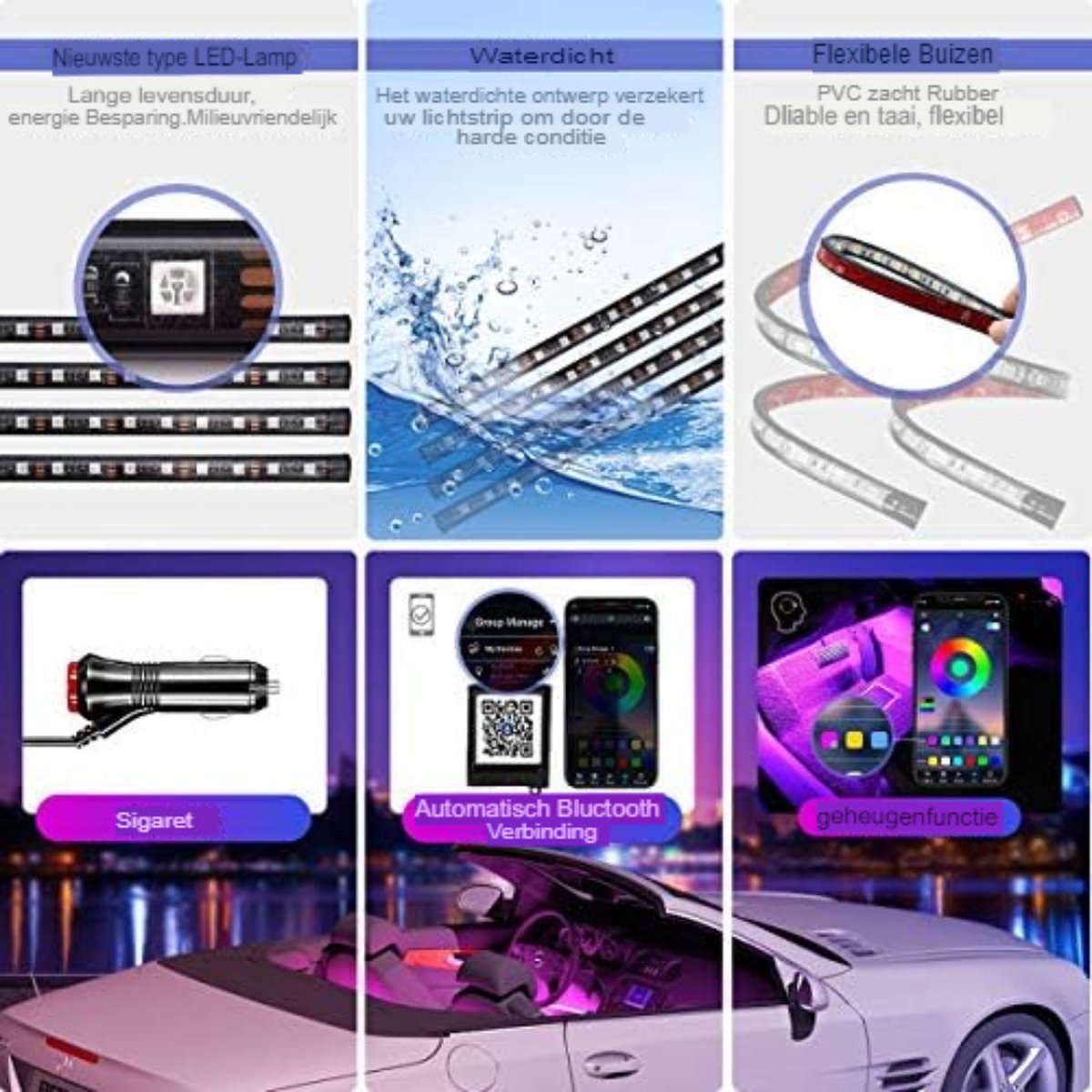 Auto LED Verlichting Binnenverlichting | Hooglichtsterkte Auto