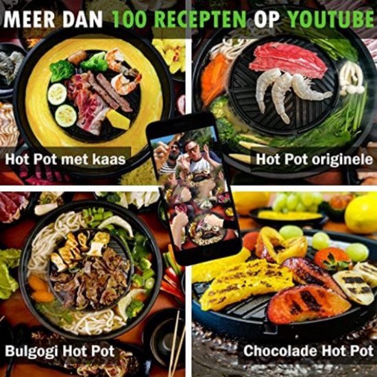 Hotpot Pan Hotpot Electrisch Chinese Fondue Hotpot Kookpot