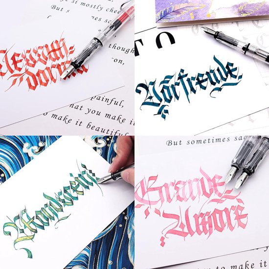 5 stks Polymeer Klei Tool Natuurlijke Bamboe Kalligrafie Pen Bamboe Pen Polymeer Keramiek Vormgeven Gereedschap voor Engels Praktijk Schrijven Thuis School Onderwijs Benodigdheden(#2