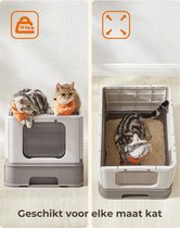 Tout va bien. Bac à litière autonettoyant pour chat – Maison pour chat avec passoire – Bac à litière automatique facile à Nettoyage – Convient à chaque chat