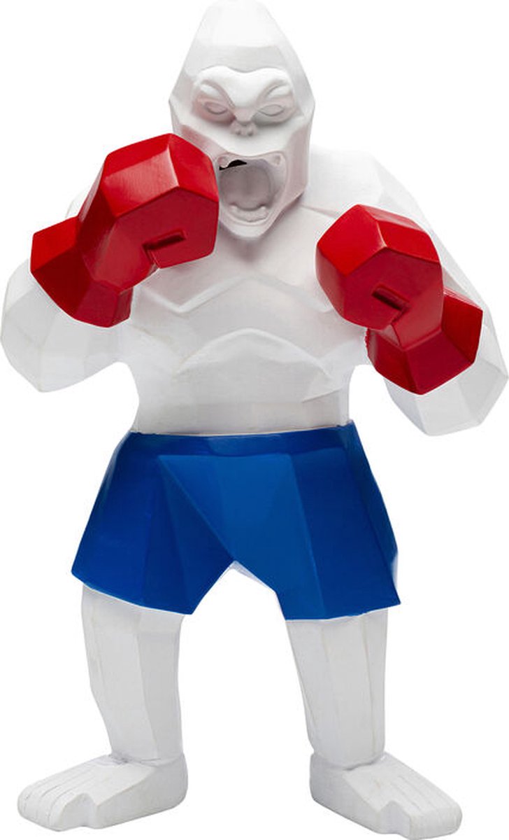 Decoratief beeldje Gorilla Punch 25cm