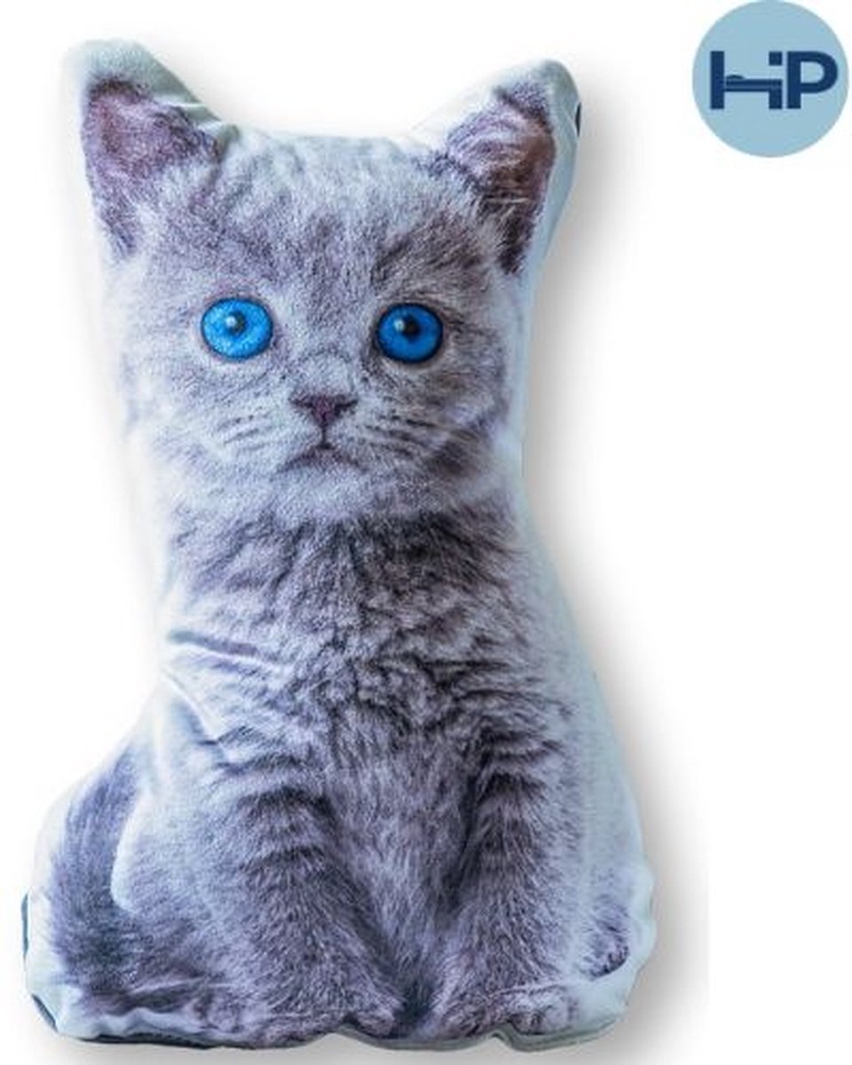 Poes - kat - gevuld sierkussen