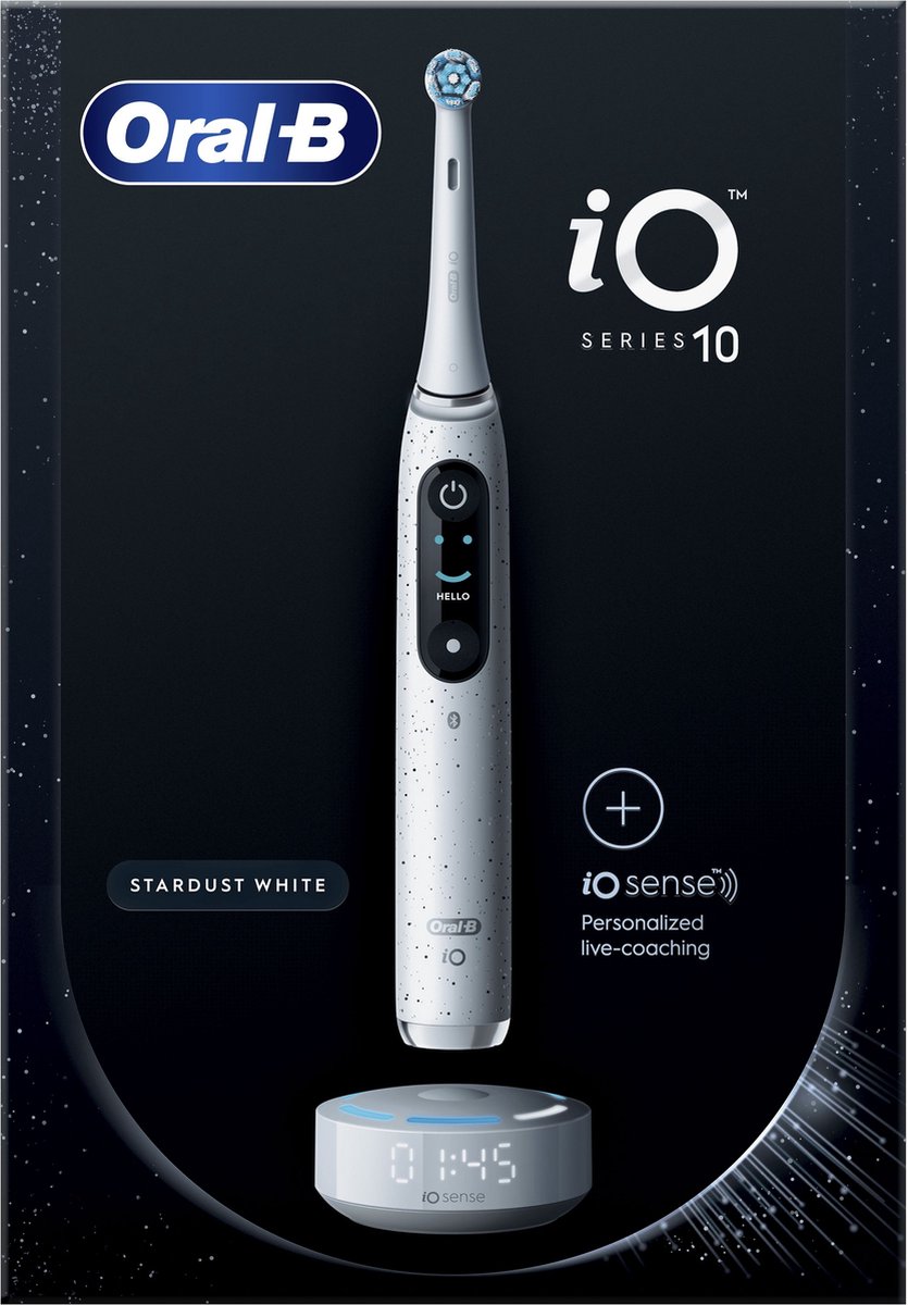 Afbeelding 3 van Oral-B iO 10 Elektrische Tandenborstel - Wit - Ontworpen Door Braun