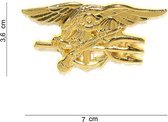 Embleem metaal US navy seals goud pin