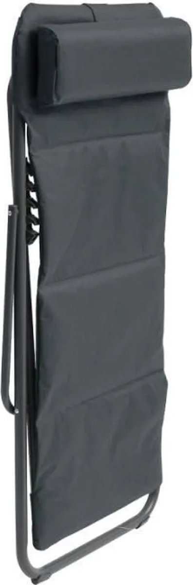 Hespéride Luxe Bistrotuinstoel - Opvouwbaar - Antraciet - Jubbe - 81x59x98cm
