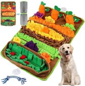 Honden activiteiten en snuffelmat Fun Vegatables - hond - slowfeeder - snuffelmat - honden speelgoed - Anti Schrokkleed Hond