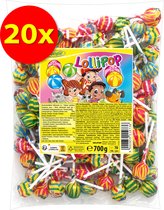 Woogie Lollipops 20 x 700g - XL Verpakking