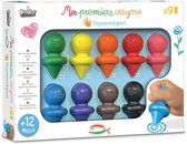 Mijn Eerste Potloden - Kleurpotloden voor Baby's - Motoriek Ontwikkelen - Waskrijtjes - Vanaf 12 maanden / 1 jaar - Potloden voor Kinderen - Hoge Kwaliteit - Kleur Potloden - Baby Potloden - Kleuren & Tekenen
