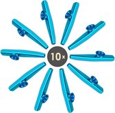 Uitdeelcadeaus set van 10 kazoos - blauw