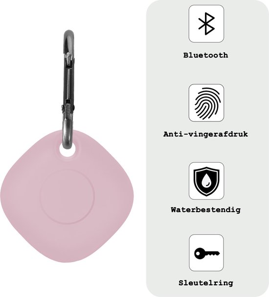 Étui porte-clés Samsung SmartTag+ - Support en Siliconen Housse Samsung SmartTag+ Étui Samsung SmartTag+ - Rose