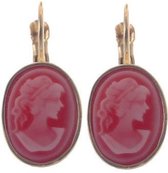 Boucles d'oreilles Behave avec silhouette de femme