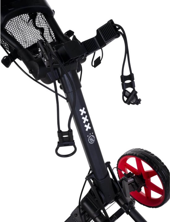 FastFold Dice AJAX Golftrolley - Zwart Rood van FastFold — afbeelding 5