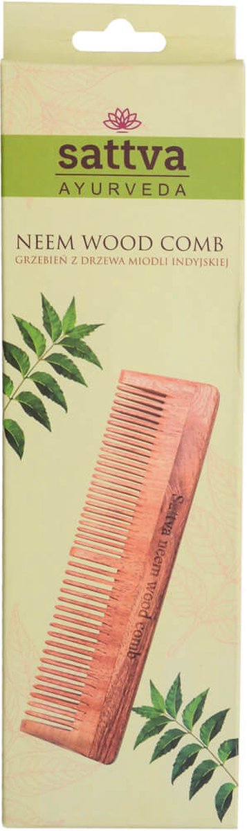 Sattva - Neem Wood Comb From Brazewa Neem