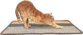Kat krabmat, grote kat krasmat natuurlijke Sisal geweven kat krabmat voor kat slijpklauwen, bescherm bank en meubels, pak voor grote middelgrote kleine kat, 40* 60 cm