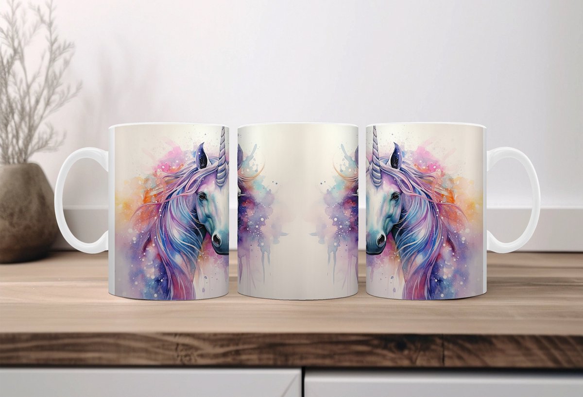 Auqarel koffiemok Unicorn 2