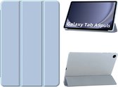 Hoes Geschikt voor Samsung Galaxy Tab A9 Plus hoes – tri-fold bookcase met auto/wake functie - 11 Inch – Licht blauw