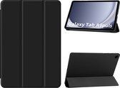 Hoes Geschikt voor Samsung Galaxy Tab A9 Plus hoes – tri-fold bookcase met auto/wake functie - 11 Inch – Zwart