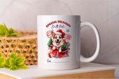 Mok Corgi - Christmas - Gift - Cadeau - HolidaySeason - MerryChristmas - HolidayCheer - dogs - puppies - puppylove - honden - puppyliefde - mijnhond