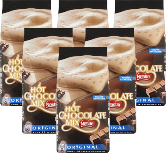 Nestlé Hot Chocolate Mix 6 Zakken à 400 Gram Bol