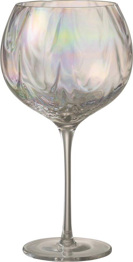 J-Line verre à vin Irrégulier - verre - transparent - 4 pcs