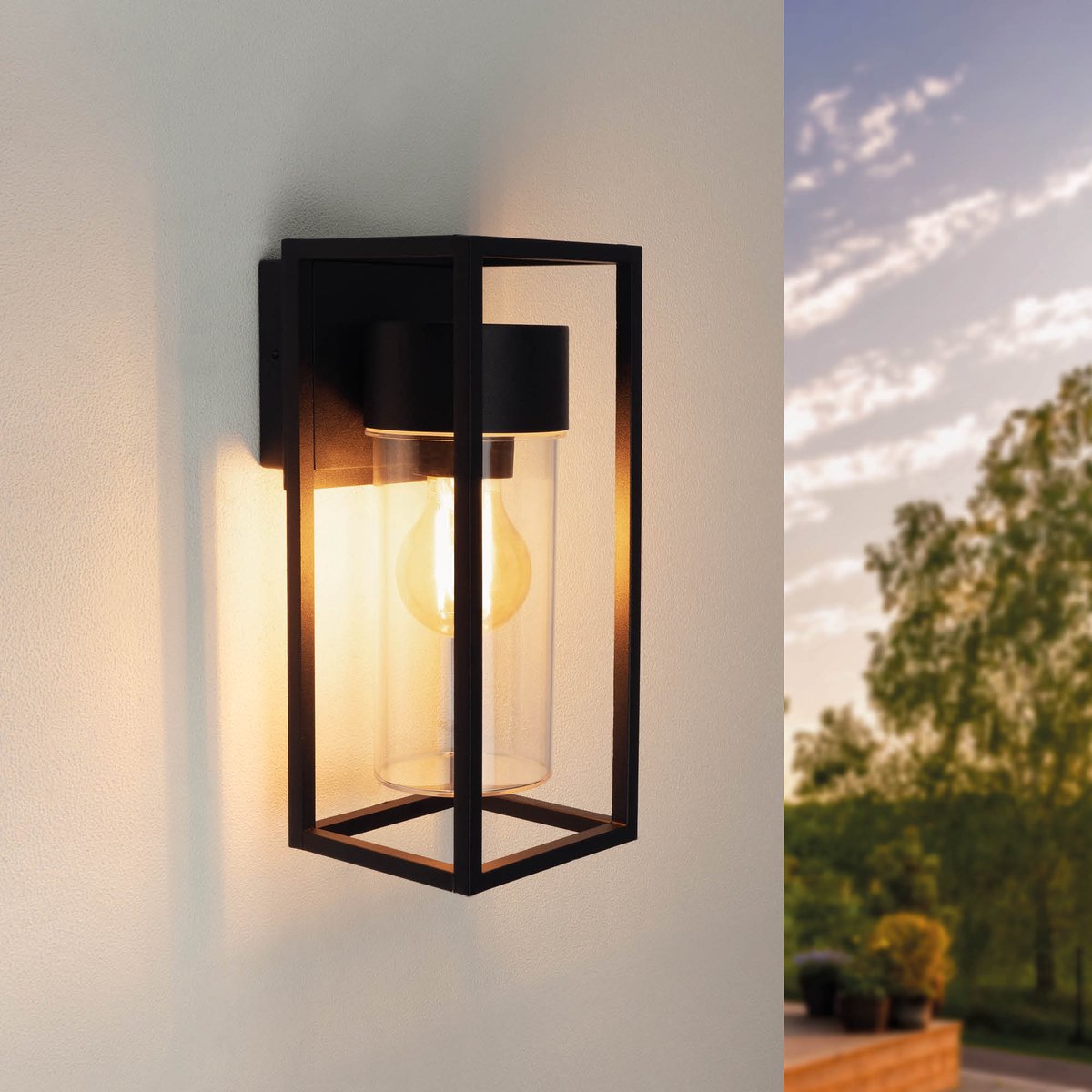 Bol.com Ledvion - Industriele LED Wandlamp - E27 - IP44 - Zwart aanbieding