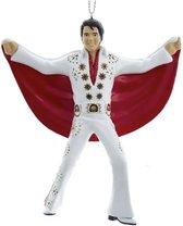 Elvis Presley in wit pak kersthanger